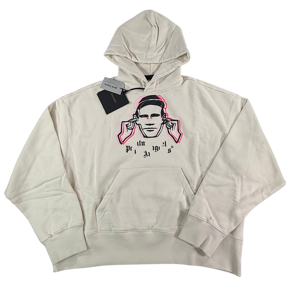 Palm Angels x Factory Records SL Music Hoodie Off White Pink PMBB058G21FLE008 XS